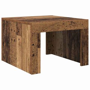 vidaXL Stolik kawowy Stare drewno 50 x 50 x 35 cm