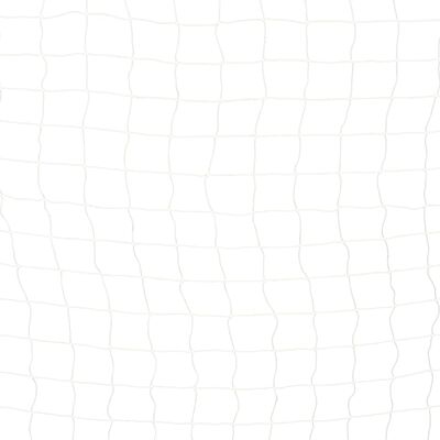 vidaXL Bramka do piłki nożnej, 300x200x90 cm, metalowa, czarno-biała