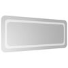 vidaXL Lustro łazienkowe z LED, 100x40 cm