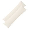 vidaXL Poszewka na poduszkę 2 pcs ALMELO kremowy 40 x 145 cm sztruks