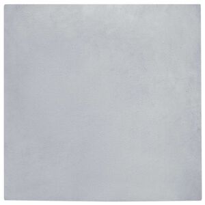 vidaXL Dywan z sztucznego kr&oacute;lika Olite Szary 120 x 120 cm Poliester