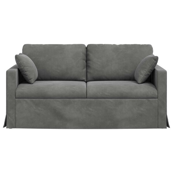 vidaXL Sofa Ciemnoszary