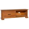 vidaXL Szafka pod TV, 112x30x37 cm, lite drewno tekowe