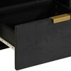 vidaXL Szafka nocna, czarna, 40x33x46 cm, materiał drewnopochodny