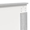 vidaXL Zagł&oacute;wek Szary Sonoma 150 cm Materiał drewnopochodny