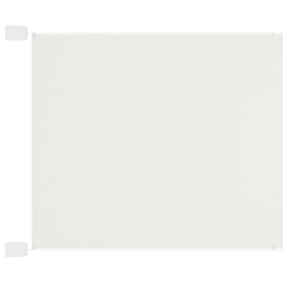 vidaXL Markiza pionowa, biała, 100x270 cm, tkanina Oxford