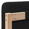 vidaXL Tapicerowane wezgłowie Z zagł&oacute;wkiem Brązowy i czarny 200 cm