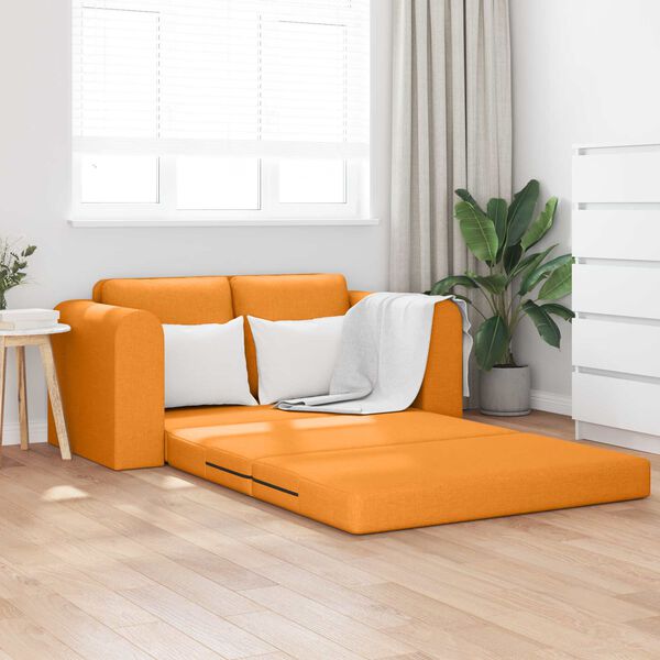 vidaXL Sofa Bed 60cm Ciemny Ż&oacute;łty tkanina