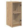 vidaXL Bufet dąb artisan 35 x 37 x 76 cm Materiał drewnopochodny