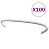 vidaXL Haki do gabion&oacute;w, 100 szt., galwanizowana stal, 15 cm
