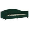 vidaXL Sofa z funkcją spania, ciemnozielona, 90x200 cm, aksamitna