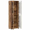vidaXL Highboard z p&oacute;łką FLORIN Stare drewno 60 x 35 x 182 cm