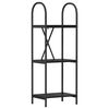 vidaXL P&oacute;łka na książki 3 poziomy 40 x 30 x 109 cm Drewno inżynieryjne
