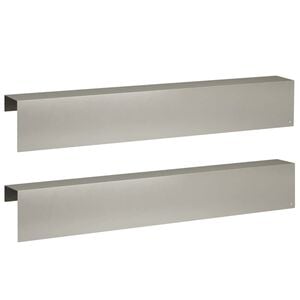 vidaXL Profil nakładkowy ogrodowy 2 szt. 100 x 10 x 15 cm