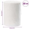 vidaXL Rura odpływowa Biały 16 x 2000 cm tkanina