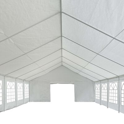 vidaXL Namiot imprezowy z PE, 5 x 8 m, biały