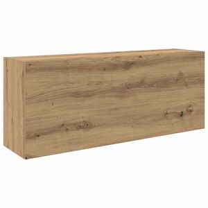 vidaXL Wisząca szafka łazienkowa, dąb artisan, 100x25x40 cm