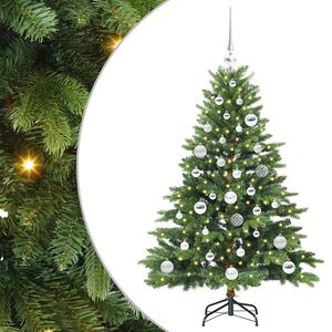 vidaXL Sztuczna choinka z 150 diodami LED Zielony 120 cm PE i PVC