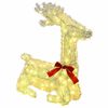 vidaXL 3D Renifer Bożonarodzeniowy LOVIISA 140 LED Ciepła biel