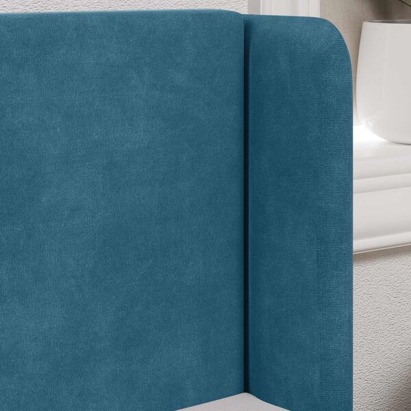 vidaXL Ucho Głowy Niebieski 40,5 x 40,5 x 4 cm Aksamit