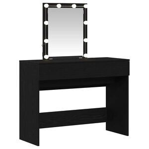 vidaXL Toaletka Czarny Dąb 100 x 40 x 130 cm Drewno inżynieryjne