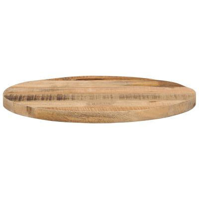 vidaXL Blat stołu, Ø 40x3,8 cm, okrągły, surowe lite drewno mango