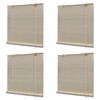vidaXL Naturalne rolety bambusowe, 4 szt., 120 x 160 cm