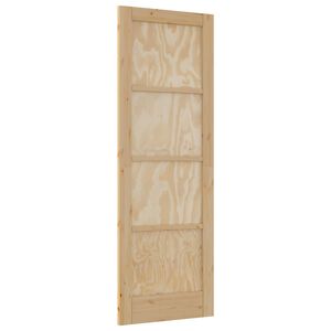vidaXL Drzwi wewnętrzne naturalny 73,5 x 211 cm sklejka