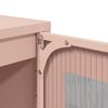 vidaXL Komoda R&oacute;żowa 36x39x107 cm Stal walcowana na zimno