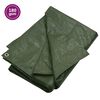 vidaXL Plandeka, 180 g/m&sup2;, 4x4 m, zielona, HDPE