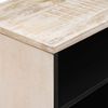 vidaXL Szafka pod telewizor Biały 80 x 31,5 x 46 cm Drewno z mango
