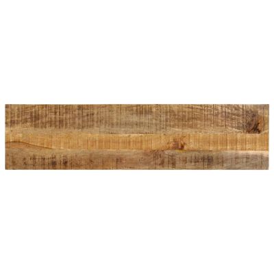 vidaXL Stolik konsolowy, 120 x 30 x 75 cm, surowe drewno mango