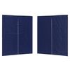 vidaXL Ściana boczna namiotu na imprezy 2 pcs niebieski 200 x 195 cm