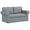 vidaXL Sofa Jasnoszary 155 x 82 x 80 cm tkanina