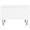 vidaXL Stoliki kawowe, 2 szt., białe, 50x46x35 cm
