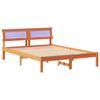vidaXL Ramka ł&oacute;żka Woskowy Brąz 120 x 190 cm Lite drewno sosnowe