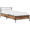vidaXL Ramka ł&oacute;żka Stare drewno 80 x 200 cm Drewno inżynieryjne