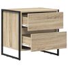vidaXL Stolik nocny Sonoma 50 x 39.5 x 50 cm Materiał drewnopochodny
