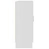 vidaXL Witryna, biała, 82,5x30,5x80 cm, materiał drewnopochodny