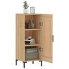 vidaXL Szafka, dąb sonoma, 34,5x34x90 cm, materiał drewnopochodny