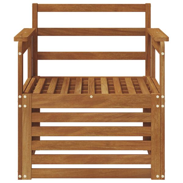 vidaXL Zestaw sof na zewnątrz Naturalny 71 x 63 x 73 cm