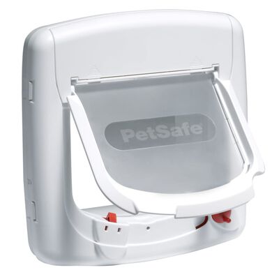 PetSafe Drzwiczki magnetyczne dla kota Deluxe 400, 4 opcje, białe