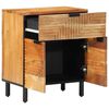 vidaXL Szafka pod ł&oacute;żko brązowy 50 x 33 x 60 cm Lite Drewno Akacji