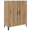 vidaXL Highboard 2 pcs Dąb rzemieślniczy Materiał drewnopochodny