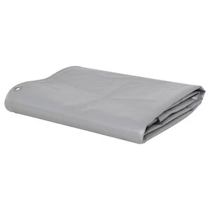 vidaXL Plandeki Szary 4 x 5 m Pł&oacute;tno z powłoką PVC