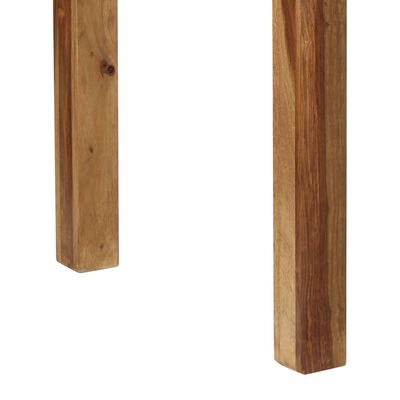 vidaXL Stolik barowy, lite drewno sheesham, 118 x 60 x 107 cm
