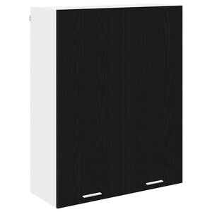 vidaXL Szafka wisząca Czarny Dąb 80 x 31 x 100 cm Drewno inżynieryjne