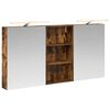 vidaXL Zestaw Szafek Łazienkowych 3 szt. Dąb wędzony