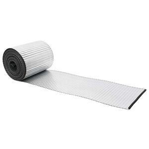 vidaxl Krawężnik do trawnika 10 m x 20 cm Stal ocynkowana srebrny