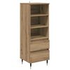vidaXL Highboard z szufladą Dąb rzemieślniczy 40 x 36 x 110 cm